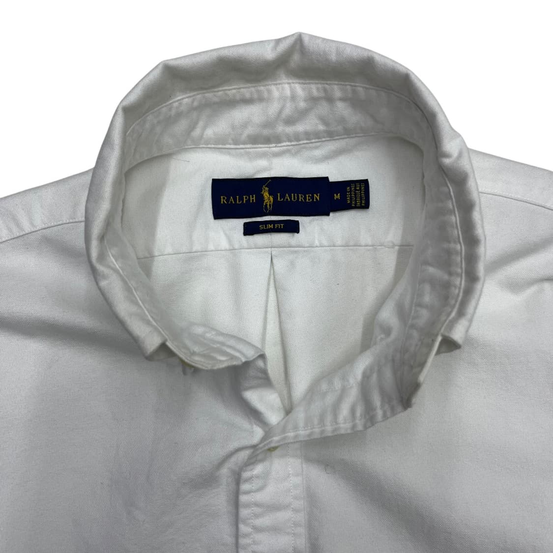 폴로 랄프로렌 옥스포드 화이트 셔츠 M 상품이미지5