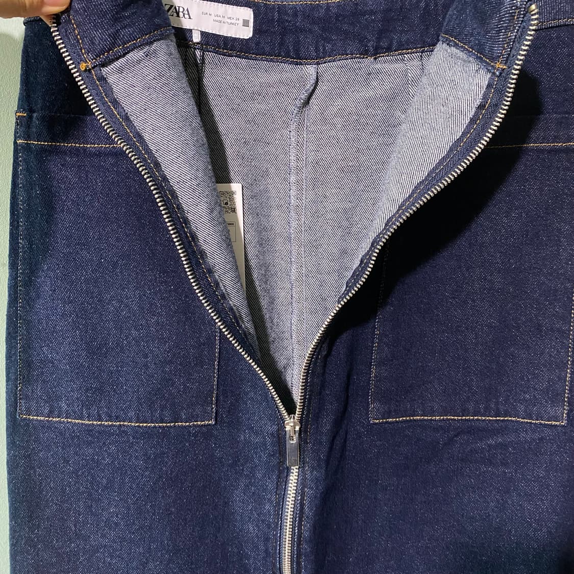 (택부착 새상품) ZARA denim long skirt 자라 스커트 상품이미지8