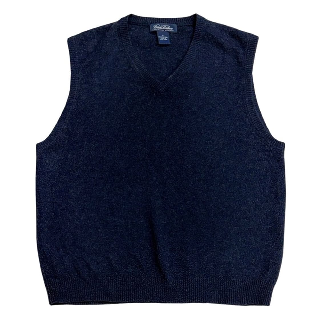 BROOKS BROTHERS 이탈리안 100% 캐시미어 니트 조끼 S 상품이미지1