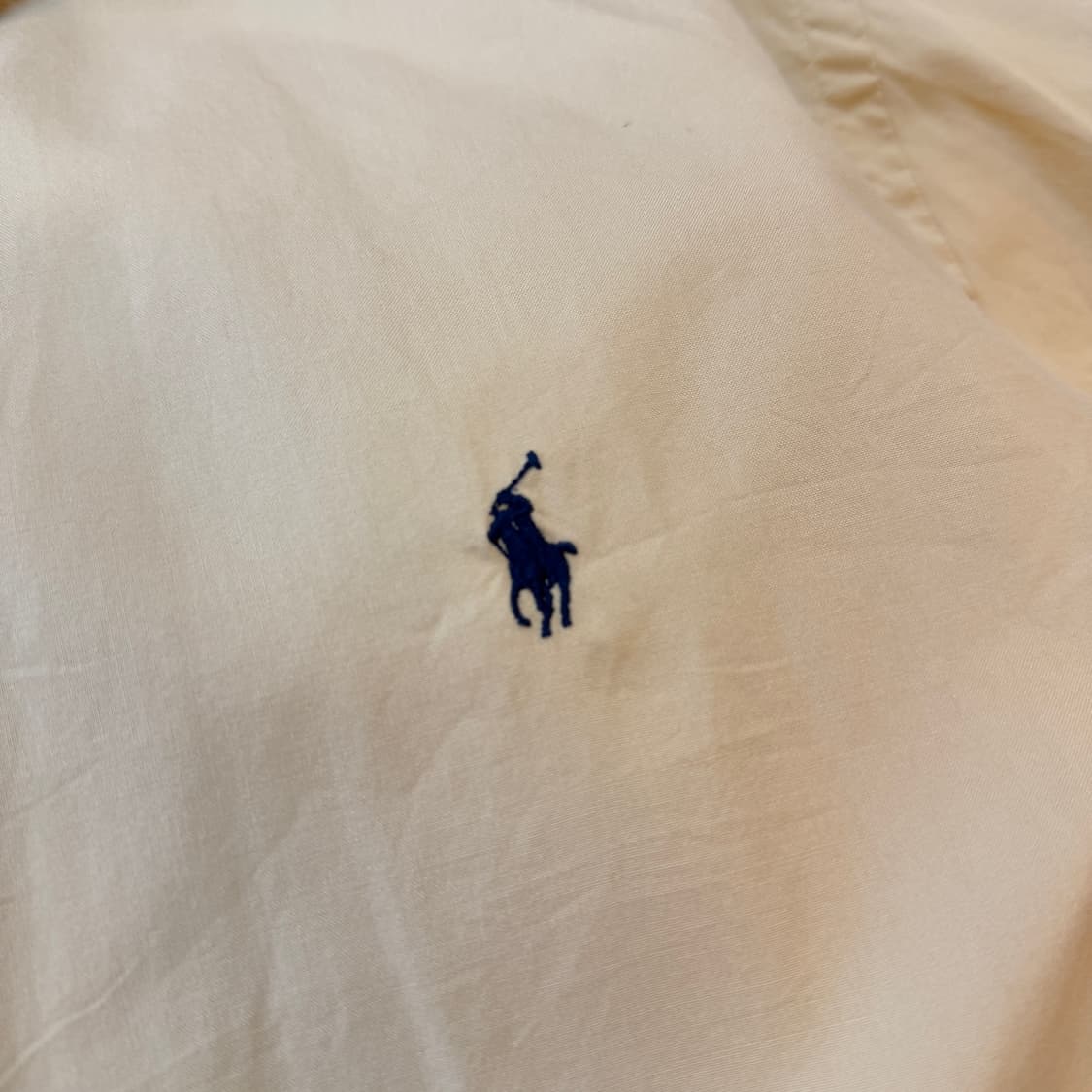 폴로 랄프로렌 실크 혼방 블레이크 핏 다운버튼 반팔셔츠 L XL 상품이미지4