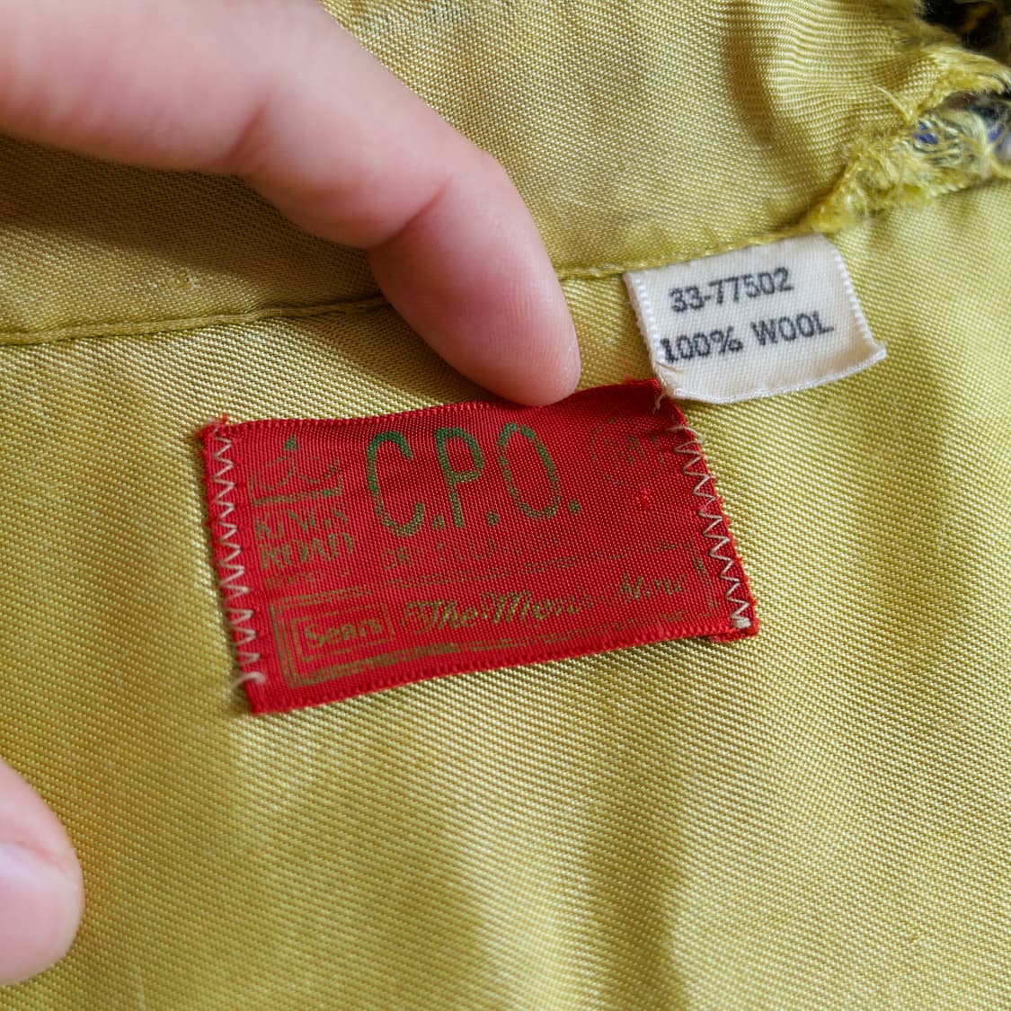 70‘s Kings road by Sears wool CPO shirts 상품이미지7