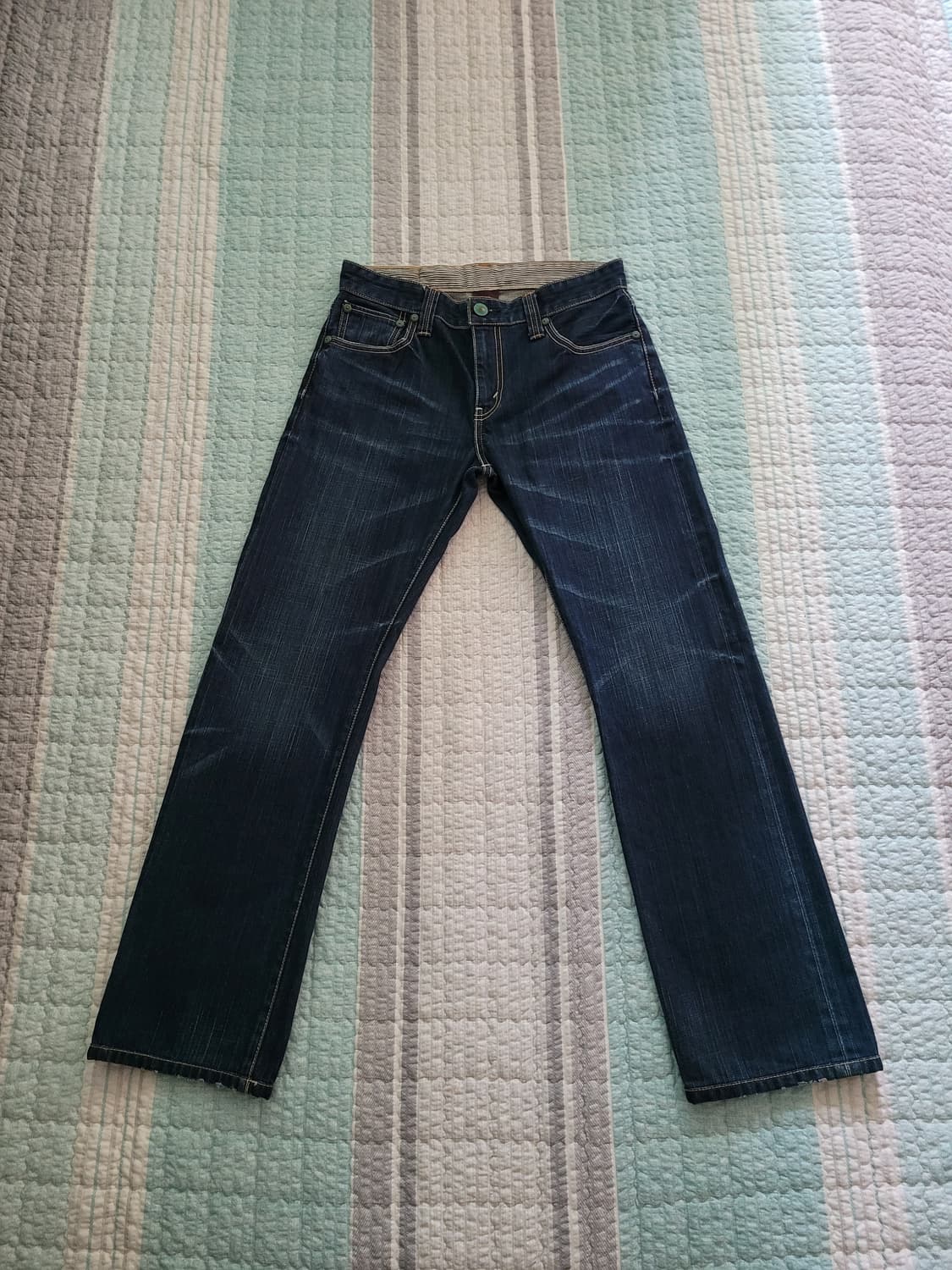 리바이스 LH 523 럭셔리헤리티지 스트레이트 진청워싱진 30사이즈 상품이미지1