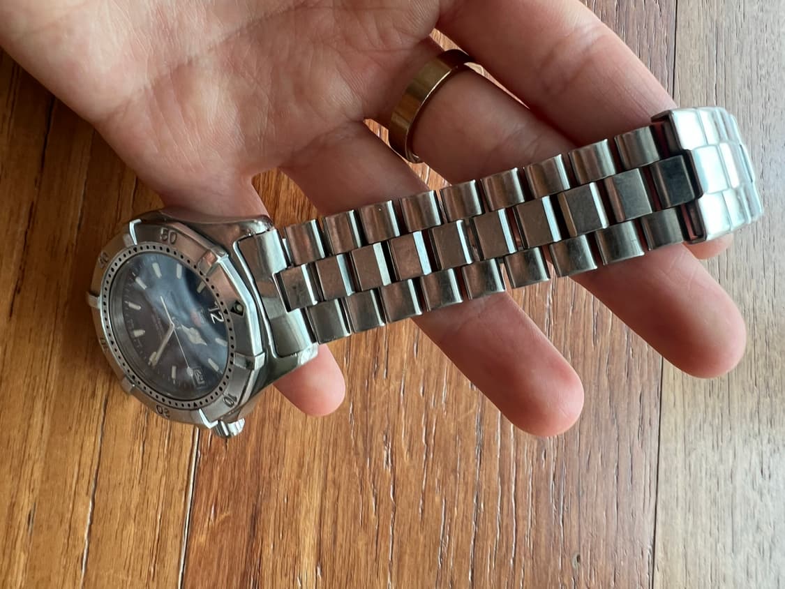 태그호이어 빈티지 프로페셔널 38mm 청판 wk1113 상품이미지8