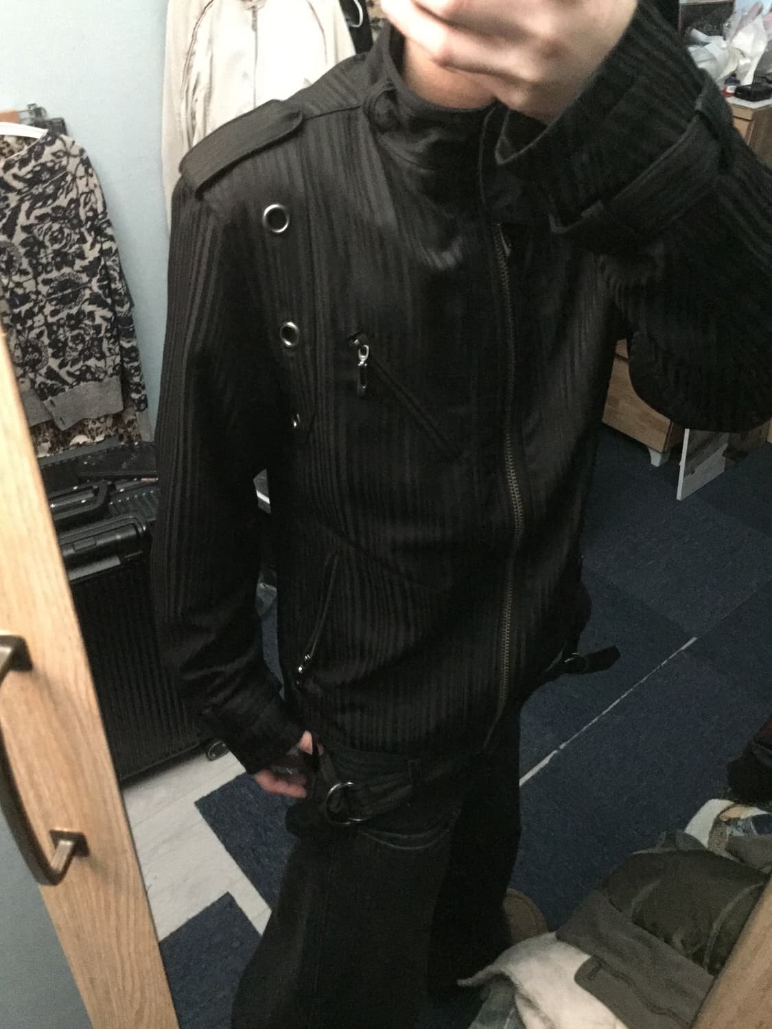 Bareback Realdress 아일렛 하이넥 집업 자켓 상품이미지5