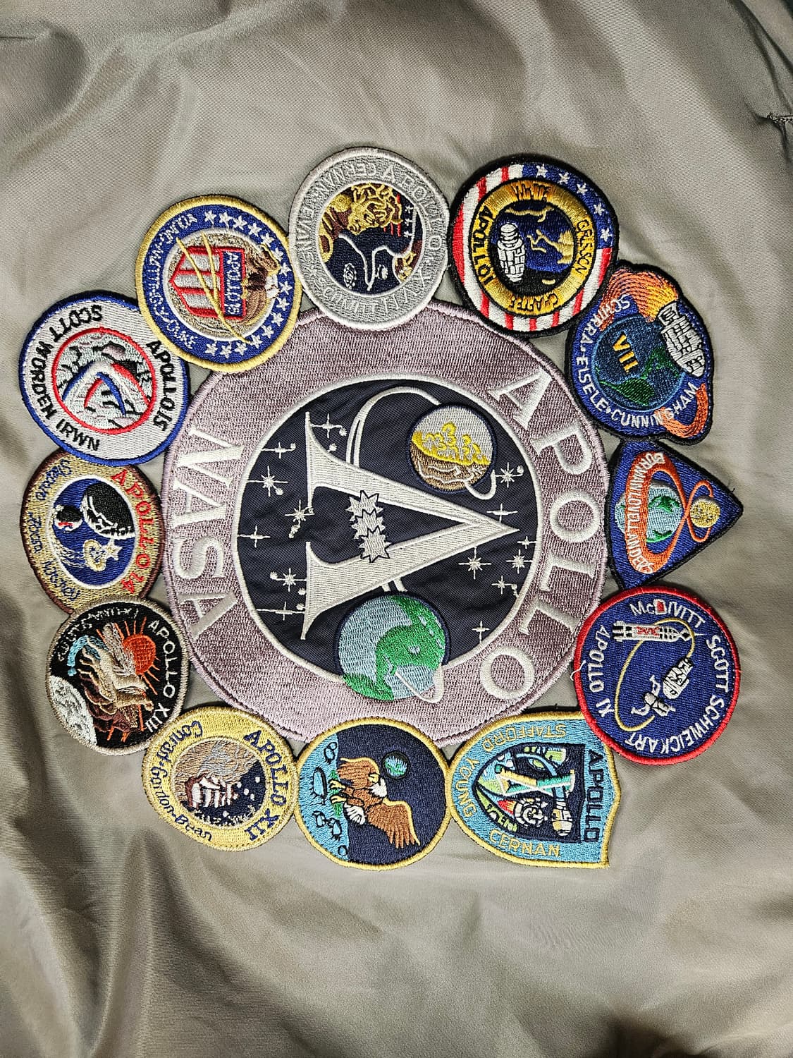 알파인더스트리 ma-1 아폴로 패치 M 사이즈 항공점퍼 상품이미지6