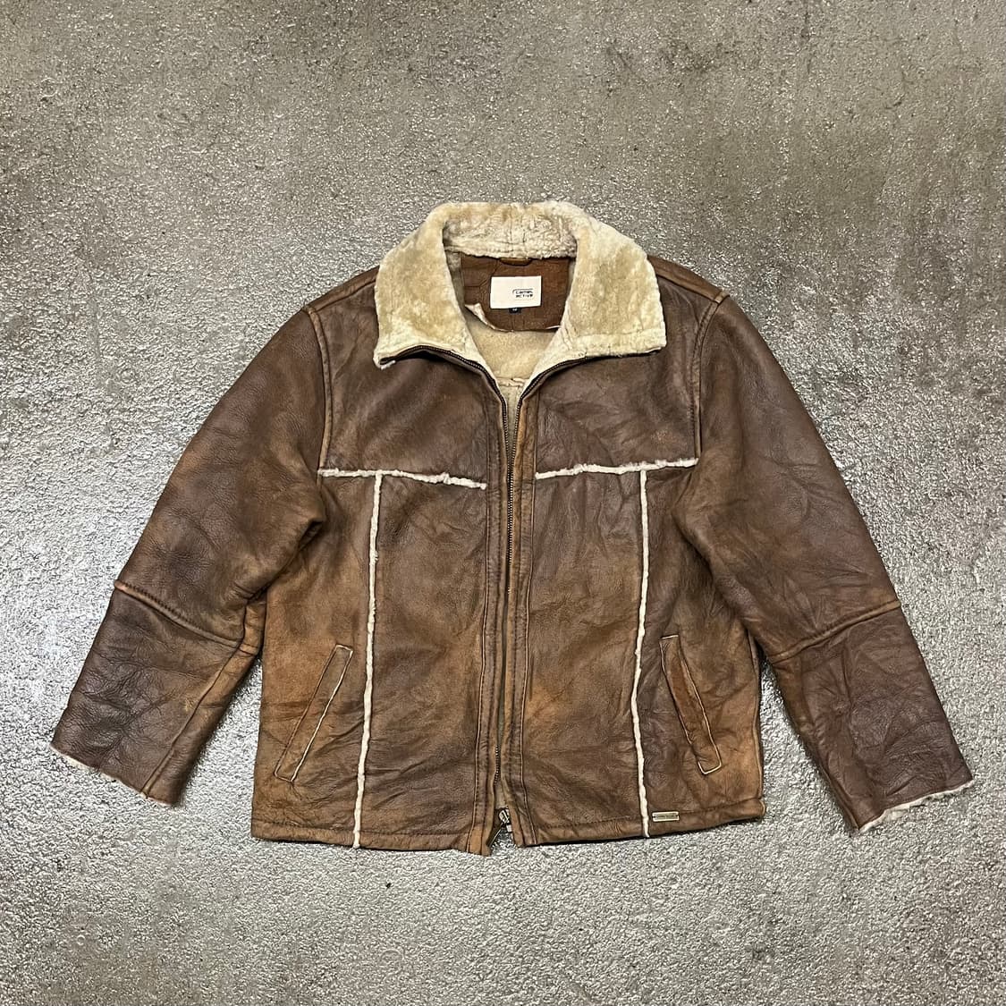 카멜 액티브 싱글 양가죽 무스탕 (105) 상품이미지4