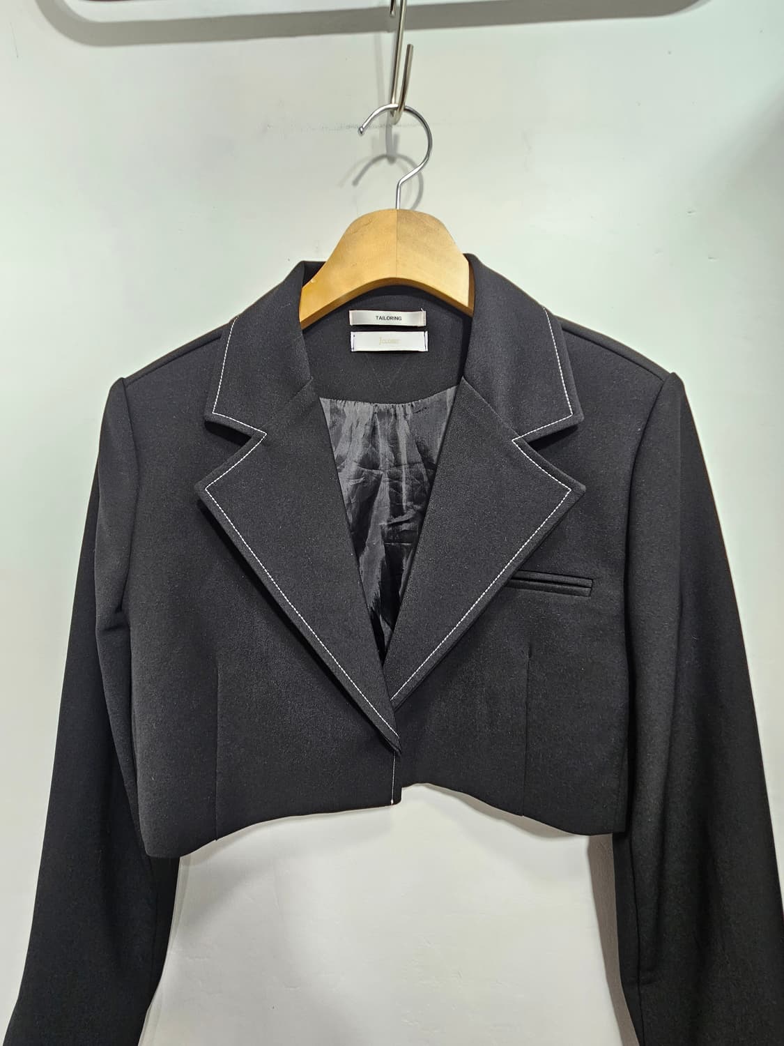제이클로젯(Jcloset) 고퀄 테일러드 크롭 자켓 상품이미지2