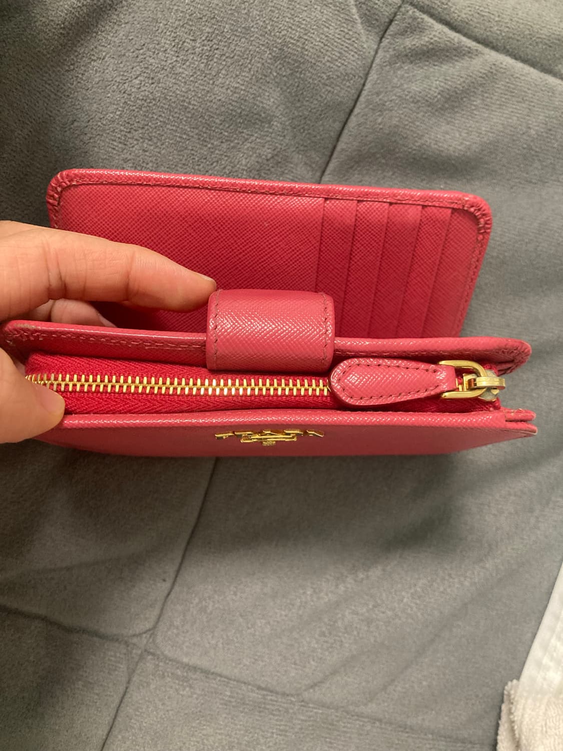 프라다 카드,현금,동전 지갑 상품이미지4