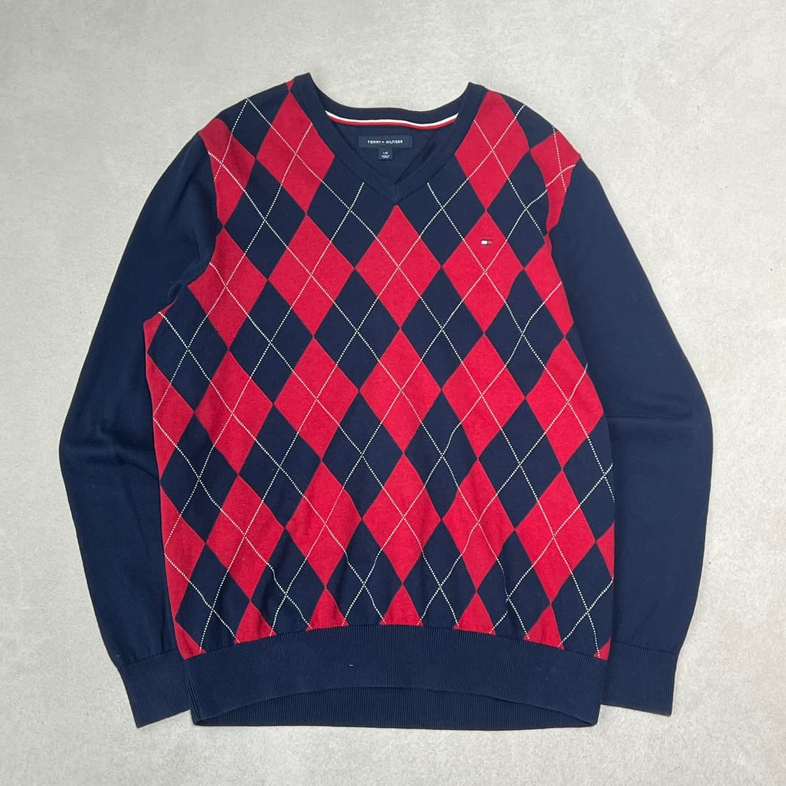 타미힐피거 아가일 패턴 니트 s09338 상품이미지1