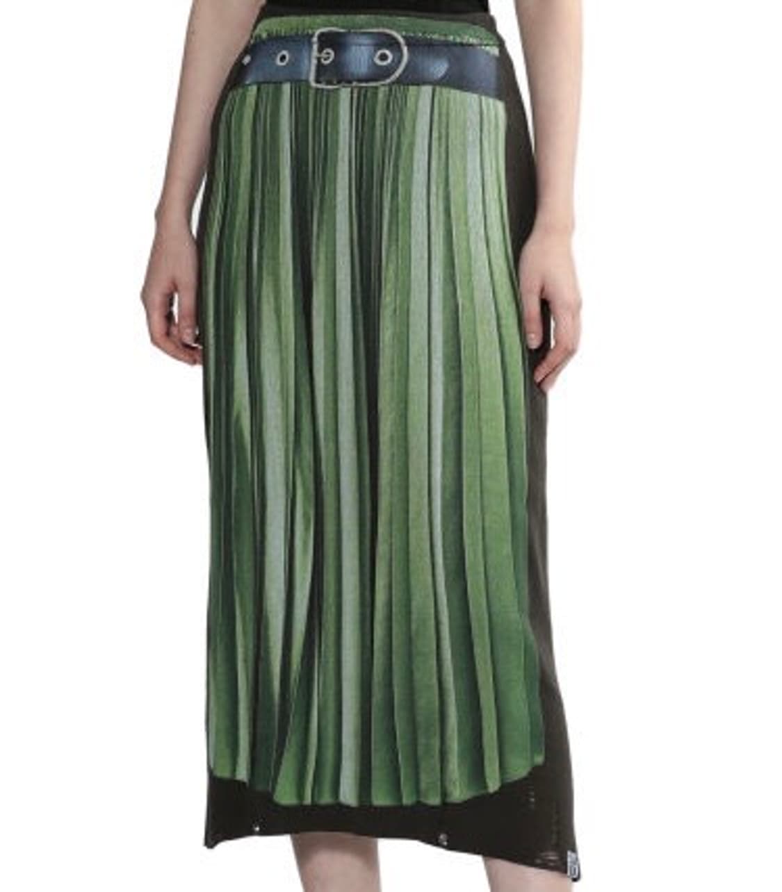 (새상품)메종 미하라 야스히로 플리츠 프린팅 니트 스커트 - 38Size 상품이미지2