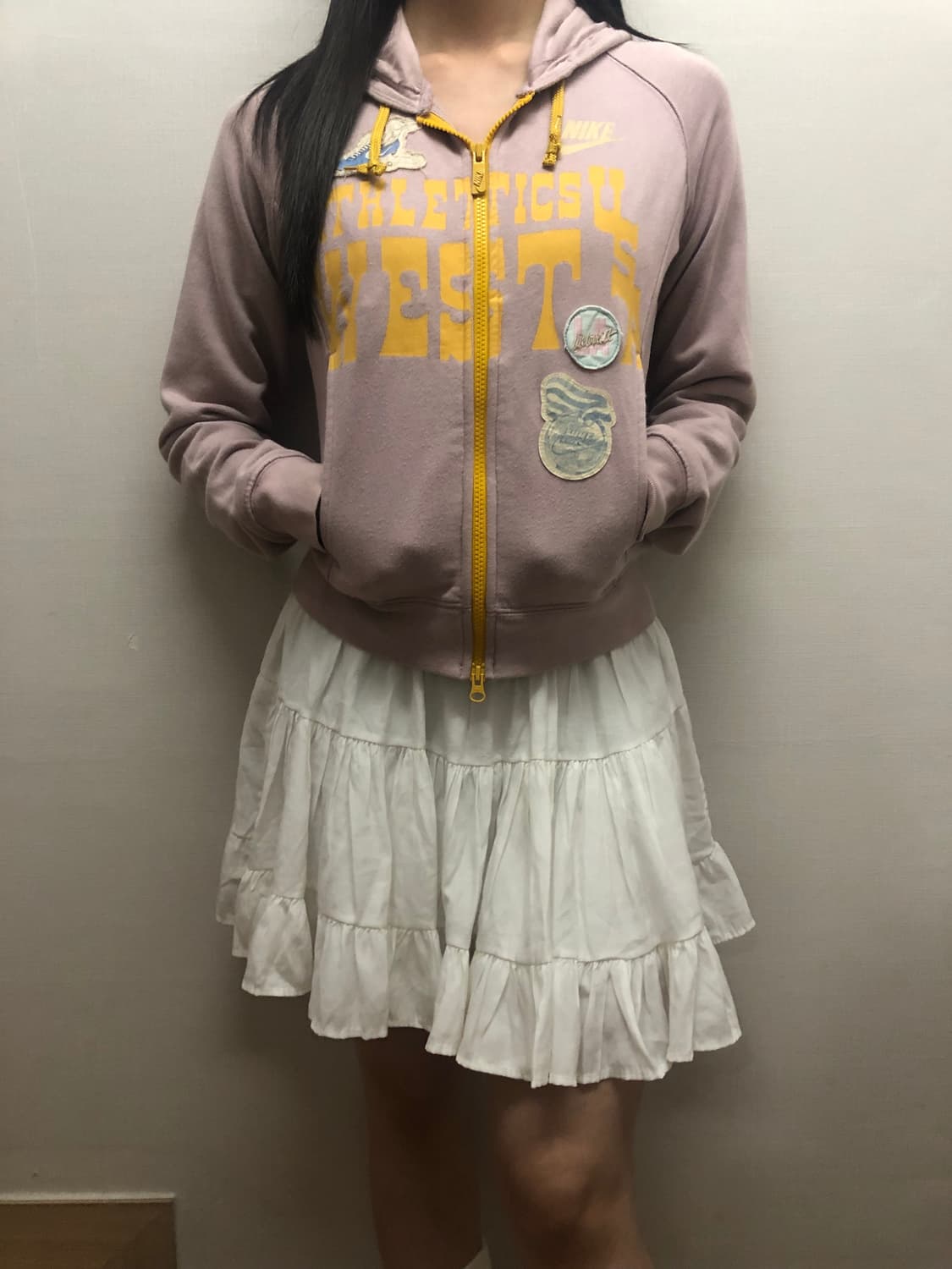 빈티지 나이키 핑크 후드집업 상품이미지2