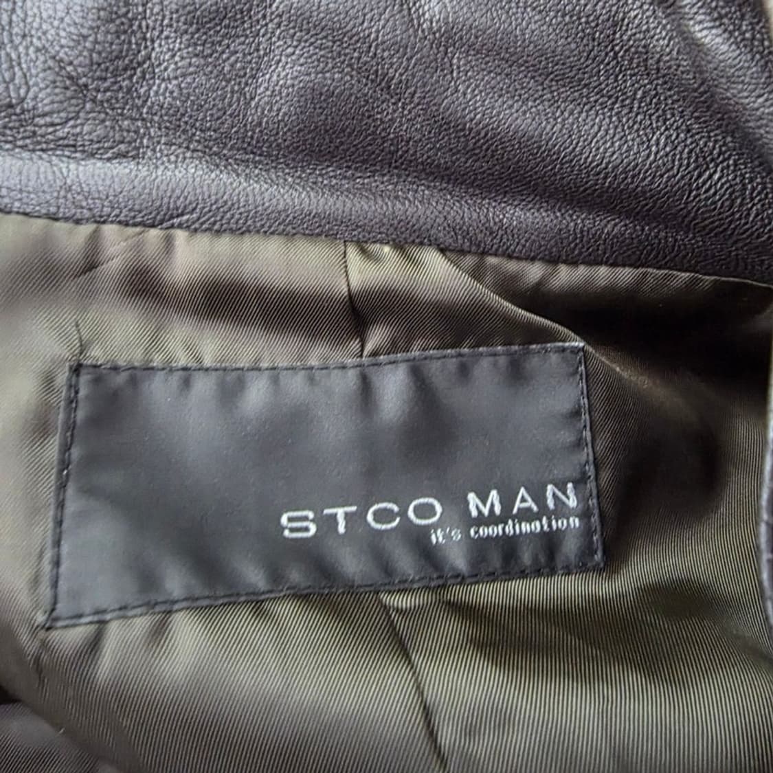 STCO MAN 소가죽 자켓 L 상품이미지5