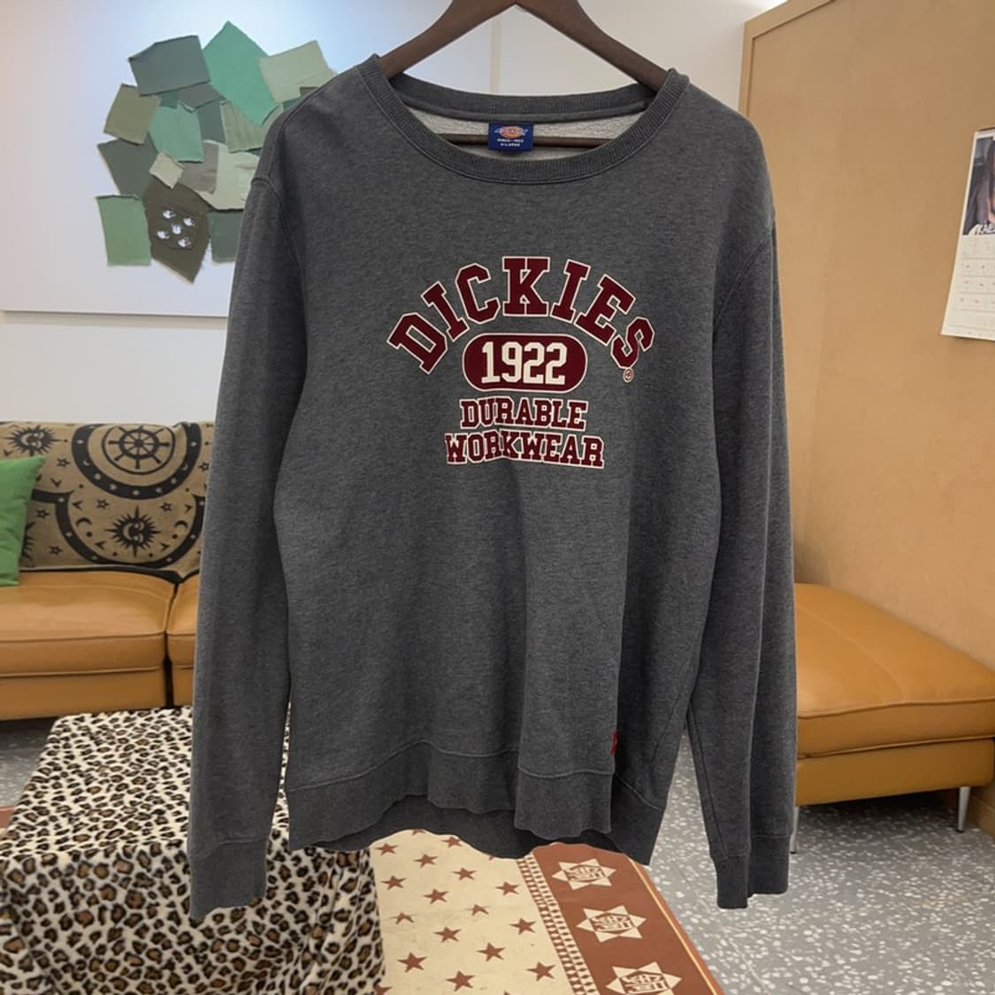 디키즈 올드스쿨 빈티지 스펠로고 약기모 맨투맨 XL C09063 상품이미지3