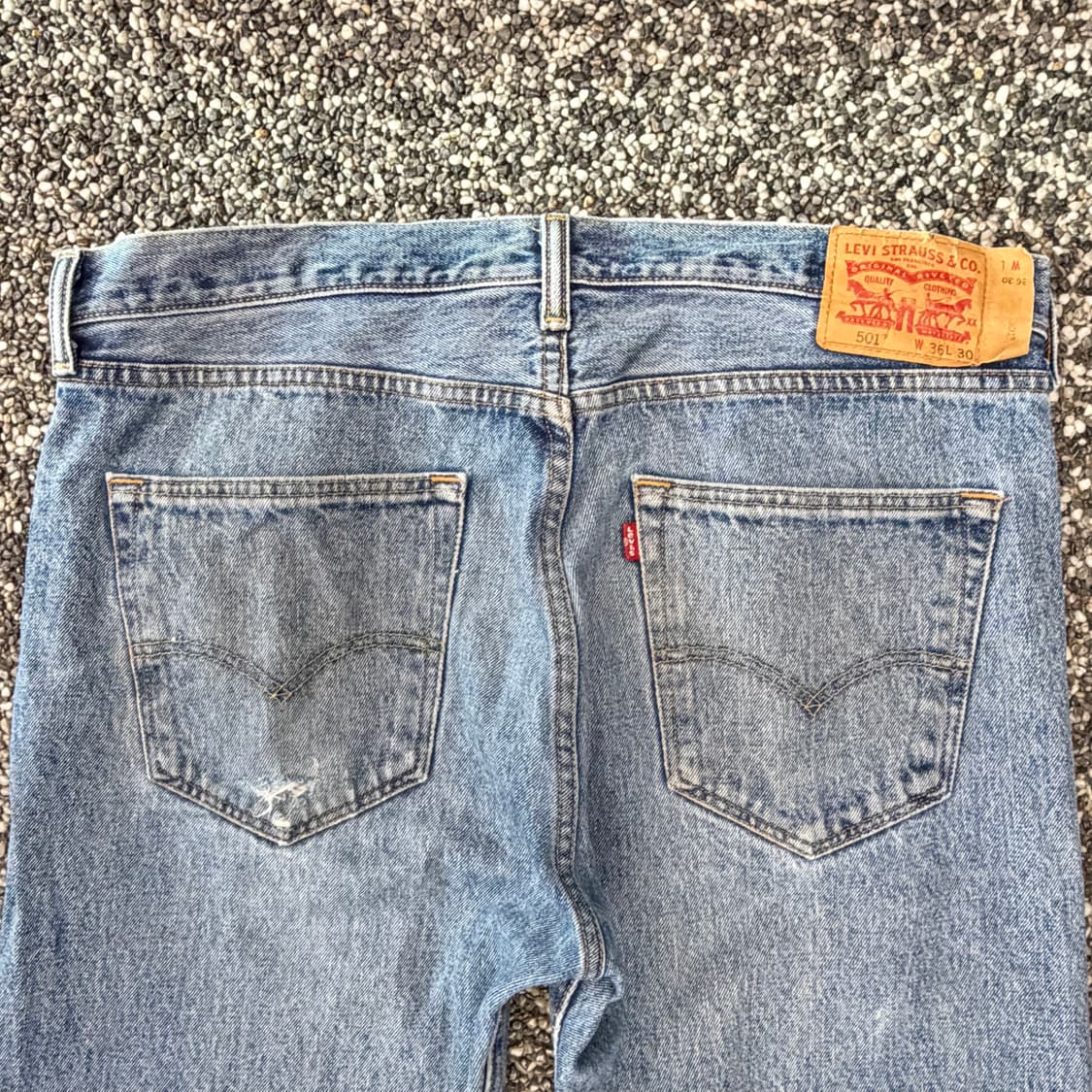 리바이스 501 더티 워싱 데님 (36) 상품이미지6