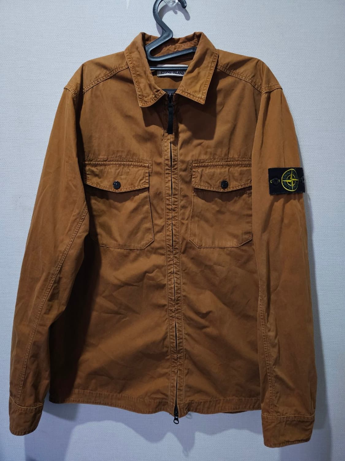 정품 스톤아일랜드 브라운 오버셔츠 100 / L 상품이미지1