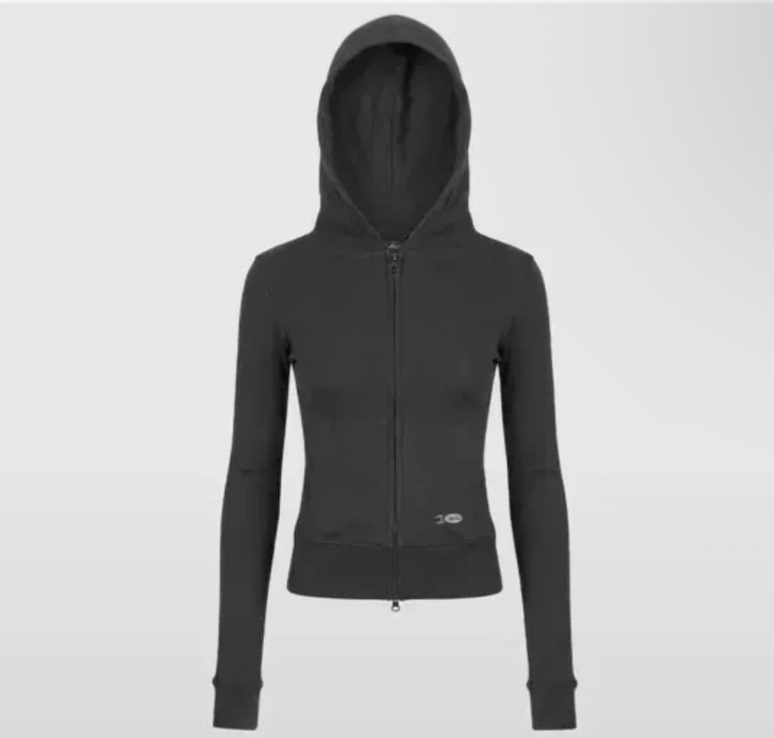 배드블러드 코튼져지 후드집업 차콜 S 상품이미지1