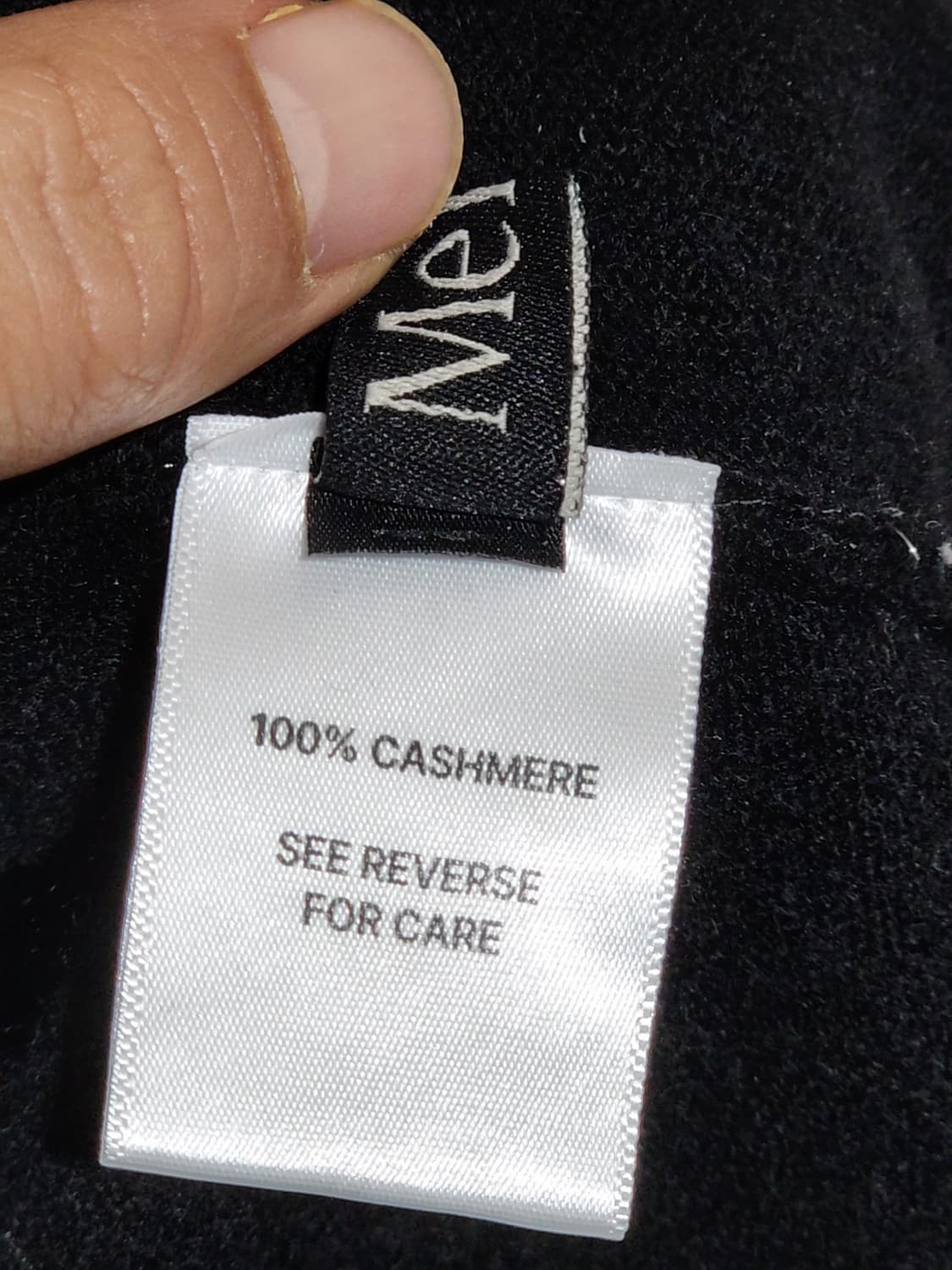 (S) 터틀넥 캐시미어 니트 블랙 목폴라 무지 스웨터  상품이미지3