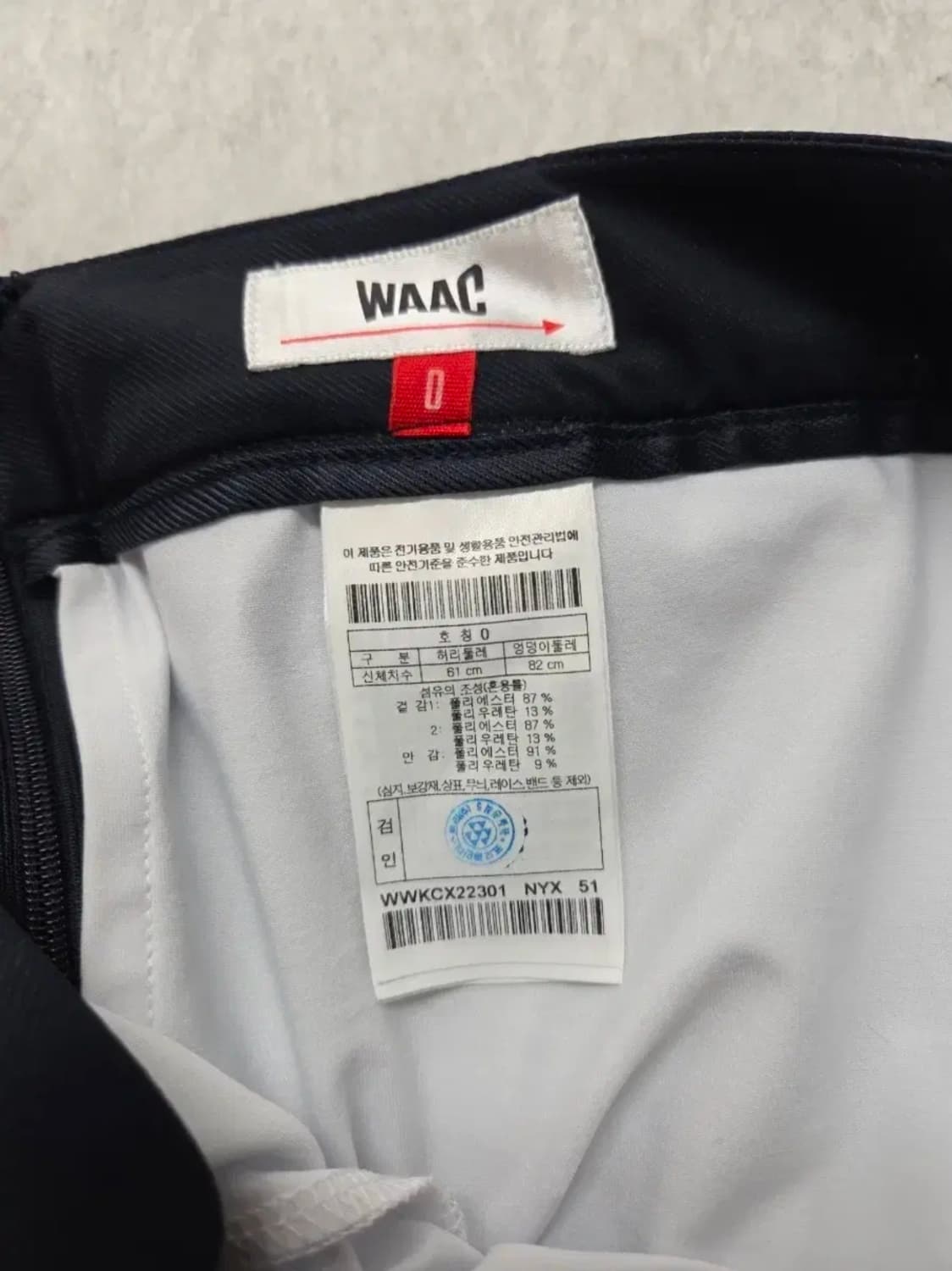 여성 0호 왁 WAAC 골프 플리츠 스커트 치마 상품이미지6