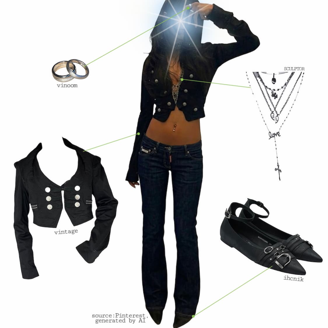 00s Dsquared2 로우라이즈 슬림 데님 상품이미지2