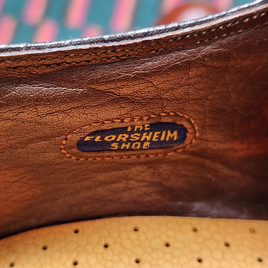 90s 플로쉐임 롱윙 브로그 슈즈 꼬냑 상품이미지6