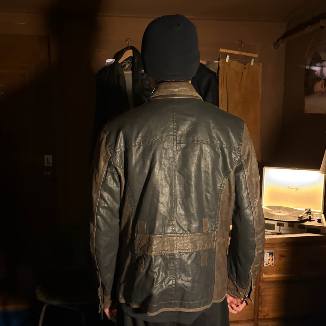 MESSAGERIE PANELED LEATHER JACKET 상품이미지4