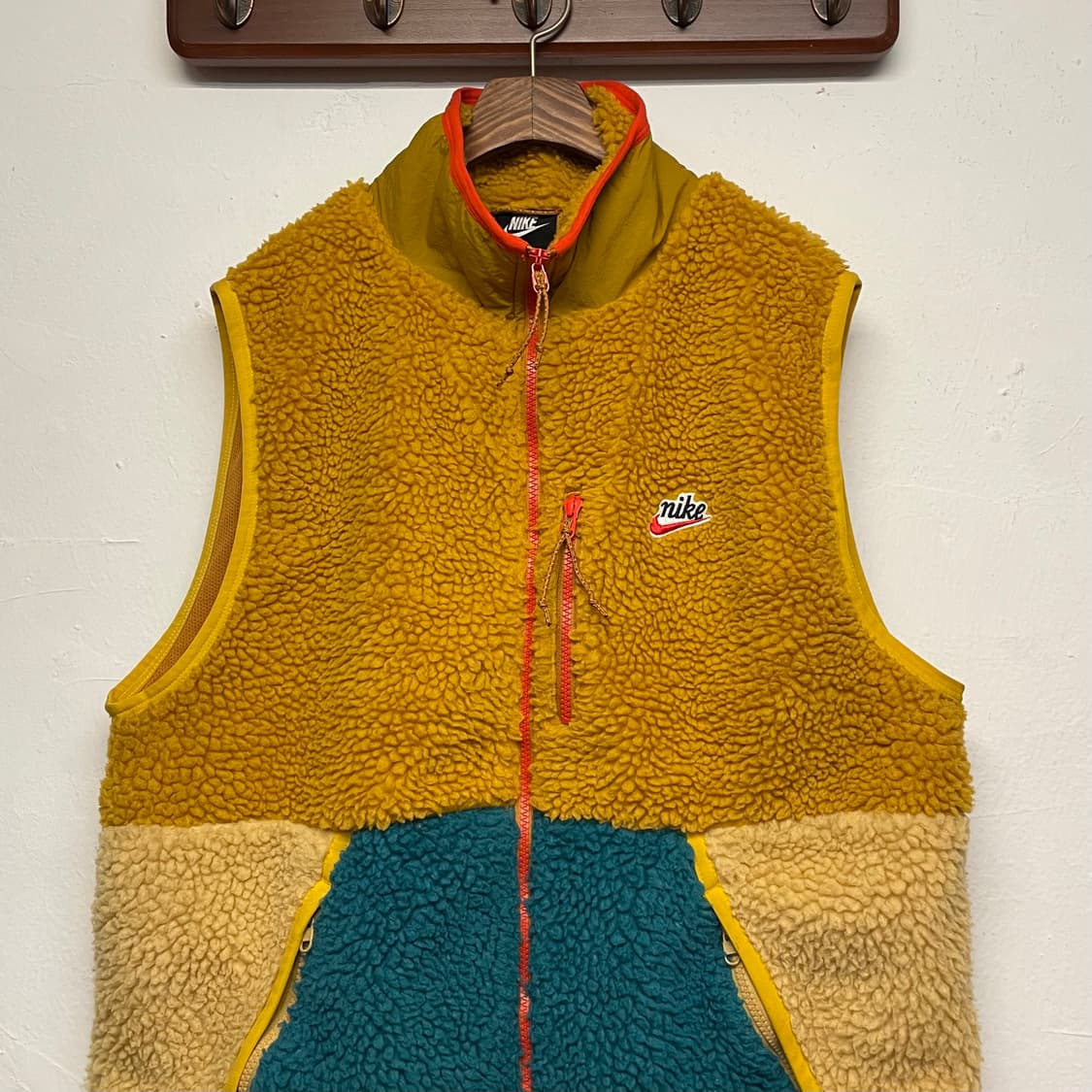 나이키 쉐르파 플리스 엘로우 베스트   상품이미지3