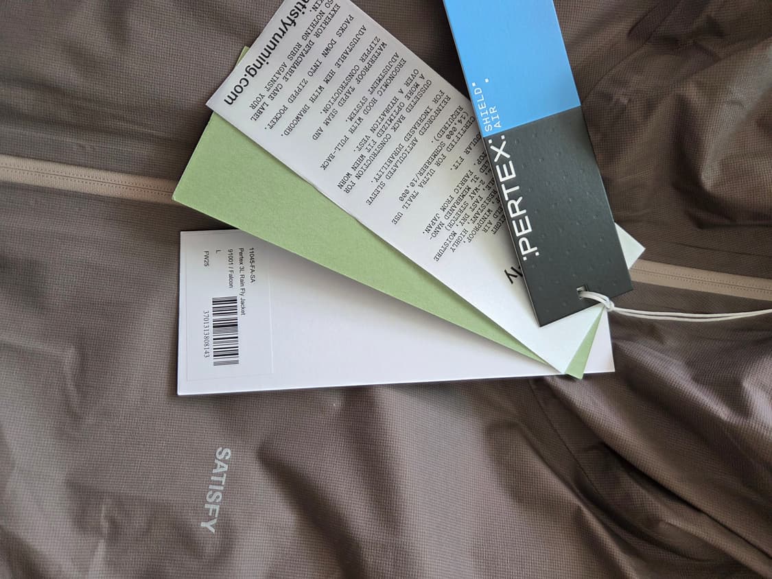 Satisfy 새티스파이 퍼텍스 3L 레인자켓 라지 팔콘 상품이미지4