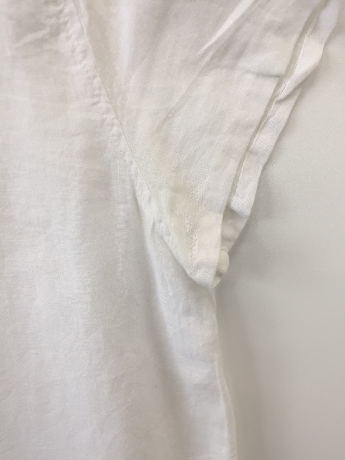 SM2 White Lace Collar Linen Blouse 상품이미지8