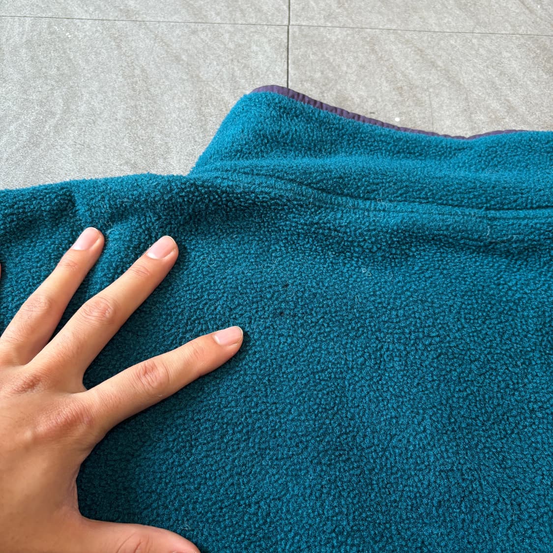 90s L.L.bean 90년대 생산 엘엘빈 그린 플리스 신칠라  상품이미지9