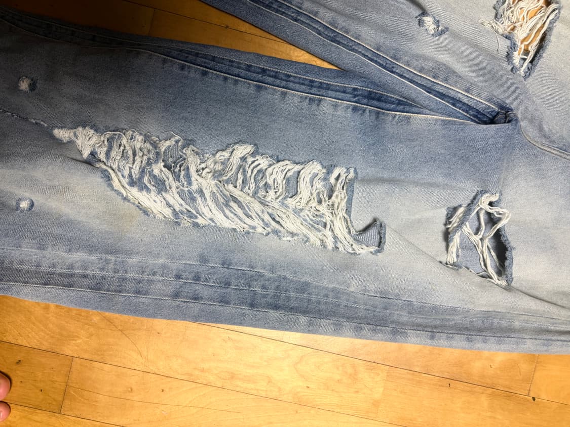 [짐정리특가] 베트멍 destroyed baggy jean 상품이미지4