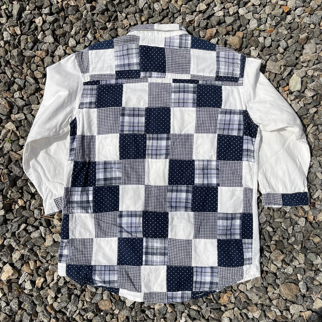 Splendid Satisfaction 빈티지 패치워크 셔츠(실측확인) 상품이미지6