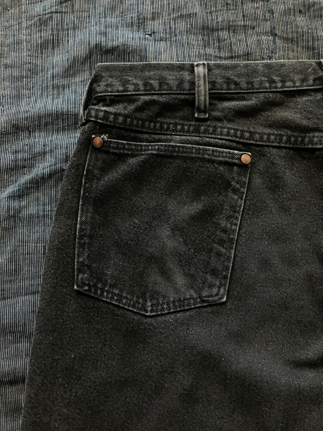 🇺🇸 90s USA 빈티지 랭글러 13MWZWK 블랙 데님 팬츠 상품이미지5