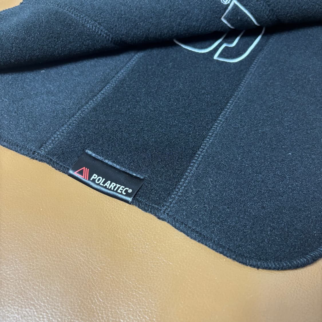 슈프림 머플러 목도리 로고 블랙 상품이미지4