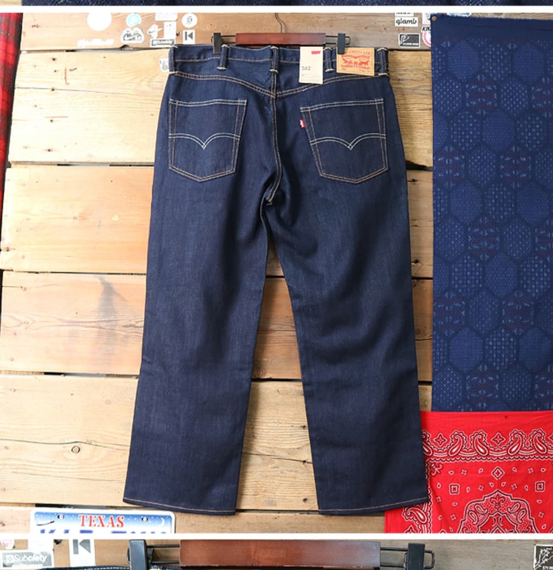 LEVIS 리바이스 502 인디고 진청 데님 38사이즈 새제품 상품이미지4