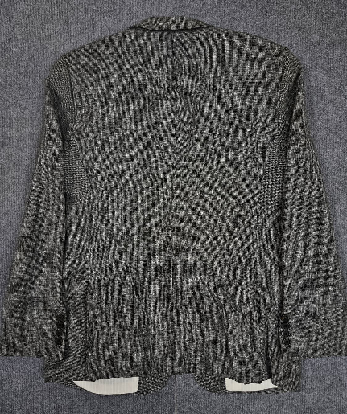 커스텀멜로우 투버튼 체크 정장 자켓 급처 상품이미지2