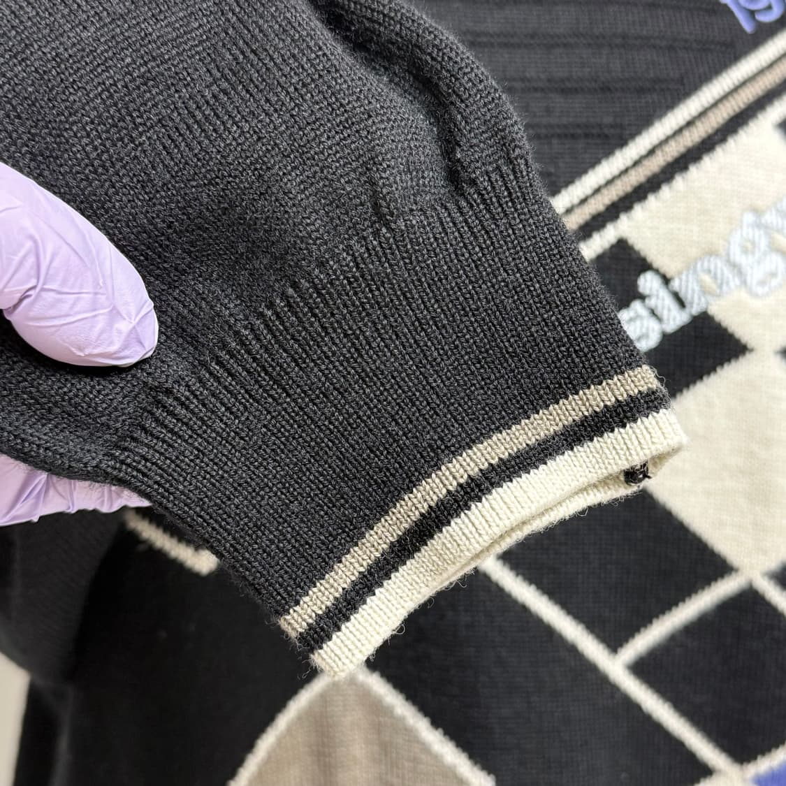 [울 100%] 먼싱웨어 그랜드슬램 골프웨어 레이어드 니트 L 상품이미지5