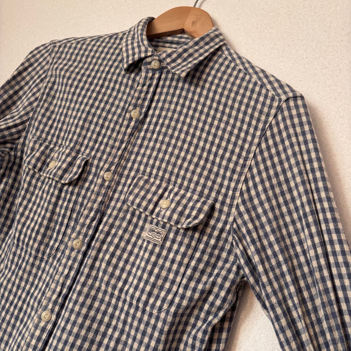 랄프로렌 데님앤서플라이 슬림핏 S 깅엄 체크 셔츠 남방 폴로 상품이미지5