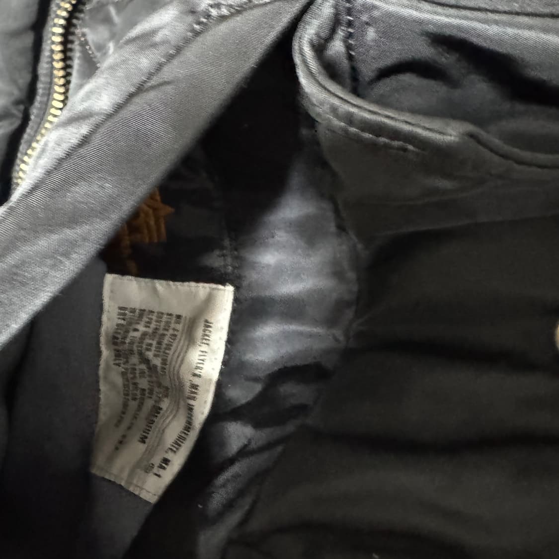 알파인더스트리 ma-1 M사이즈  상품이미지3