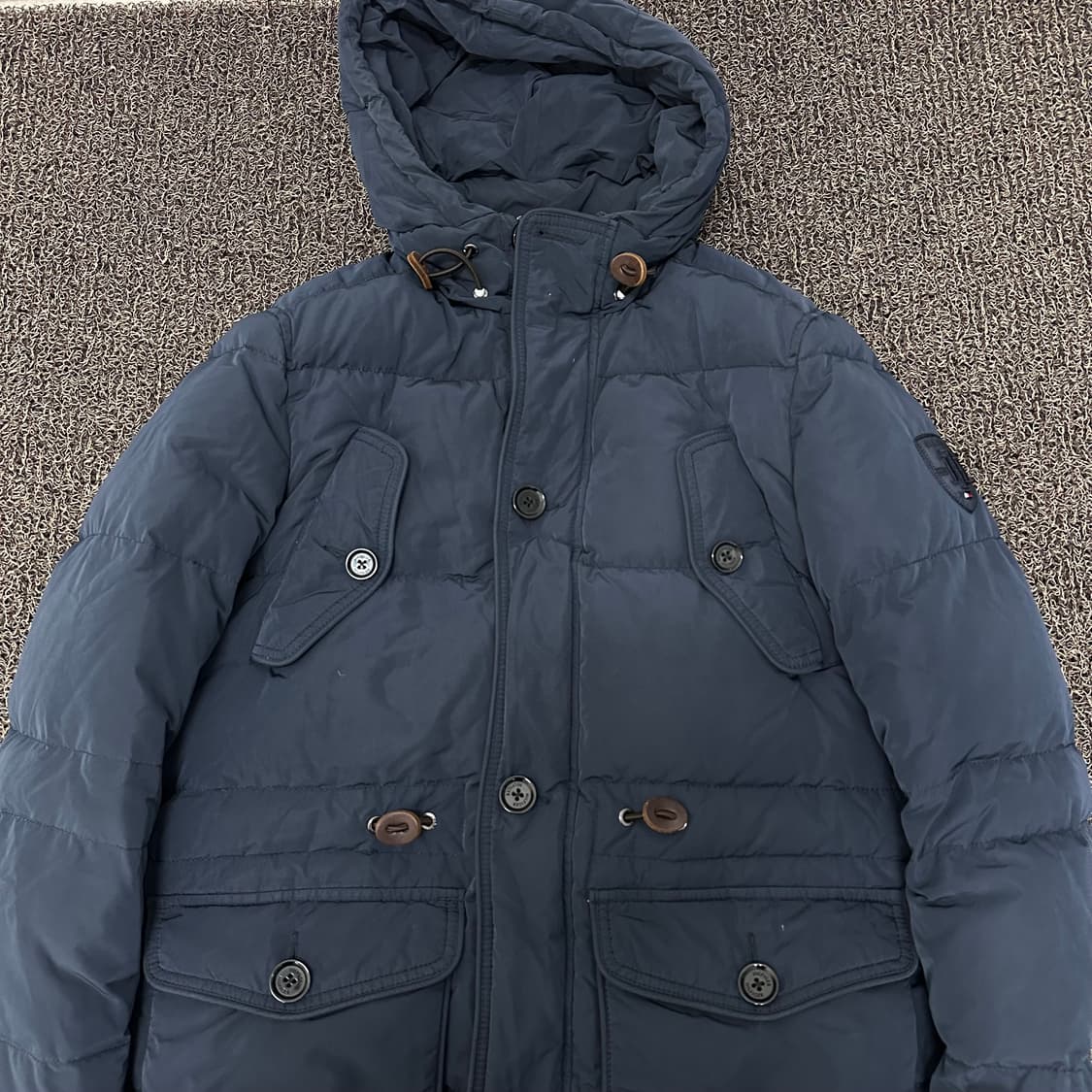 타미힐피거 후드 다운 패딩 네이비 S 상품이미지2