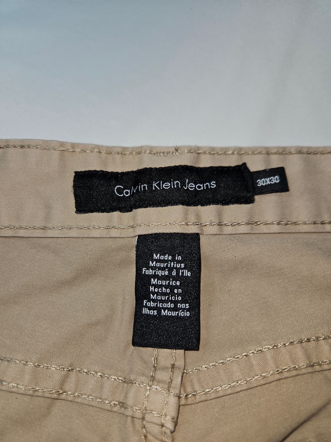 캘빈클라인 패치 워크 코튼팬츠 슬랙스 스트레이트핏 30 상품이미지5