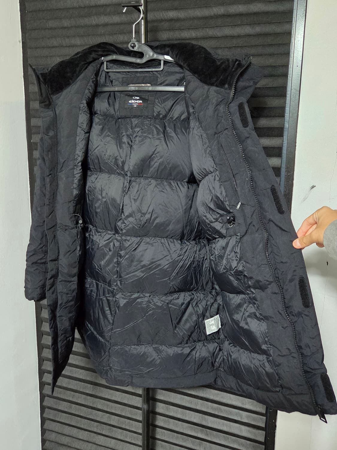 [아이더] 구스다운 하프롱패딩 판매합니다. 상품이미지5