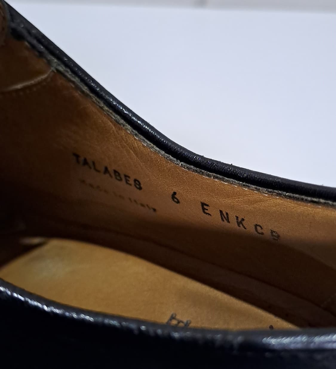 (택포) 발리 메드인 이태리 블랙 정장구두 250 B780 상품이미지10