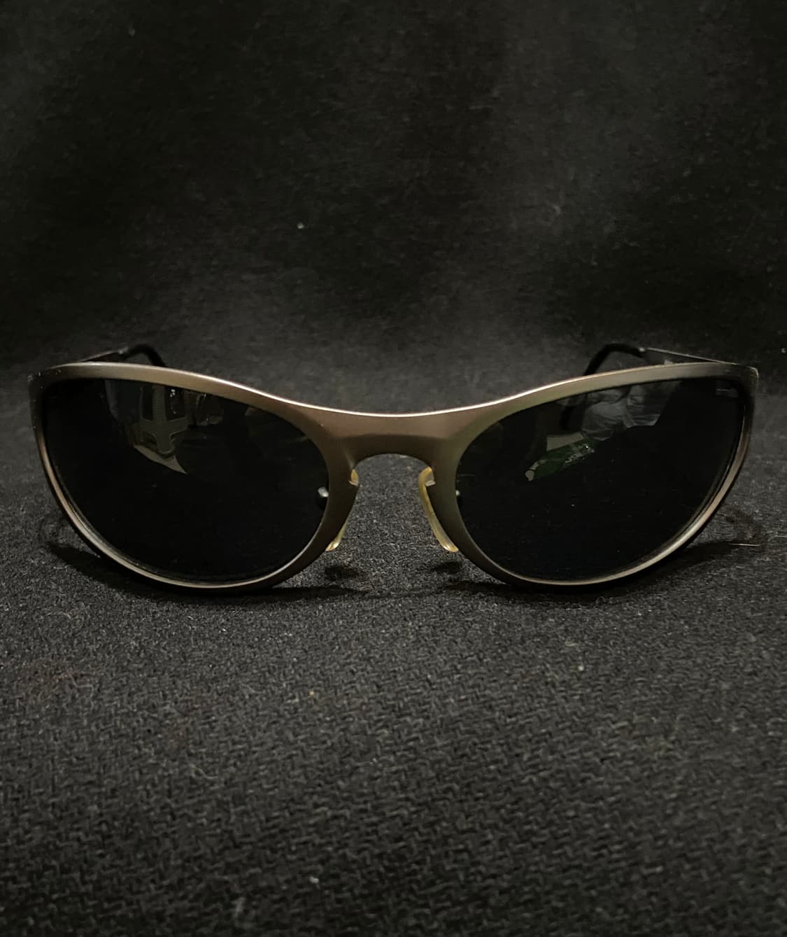 SunGear 빈티지 고글형 스틸 선글라스 (실버) 상품이미지2