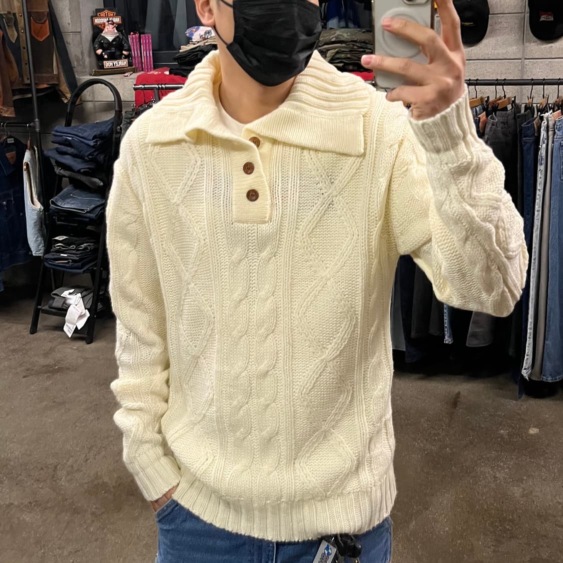 90s Sears 케이블 니트 (105) 상품이미지6