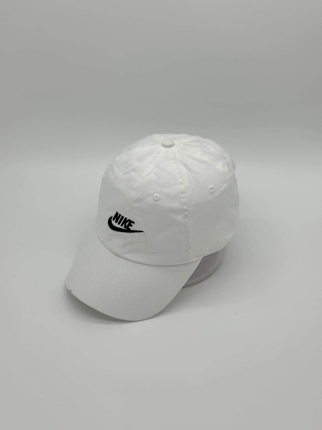 [F] 나이키 로고 푸츄라 화이트 볼캡 모자 상품이미지2