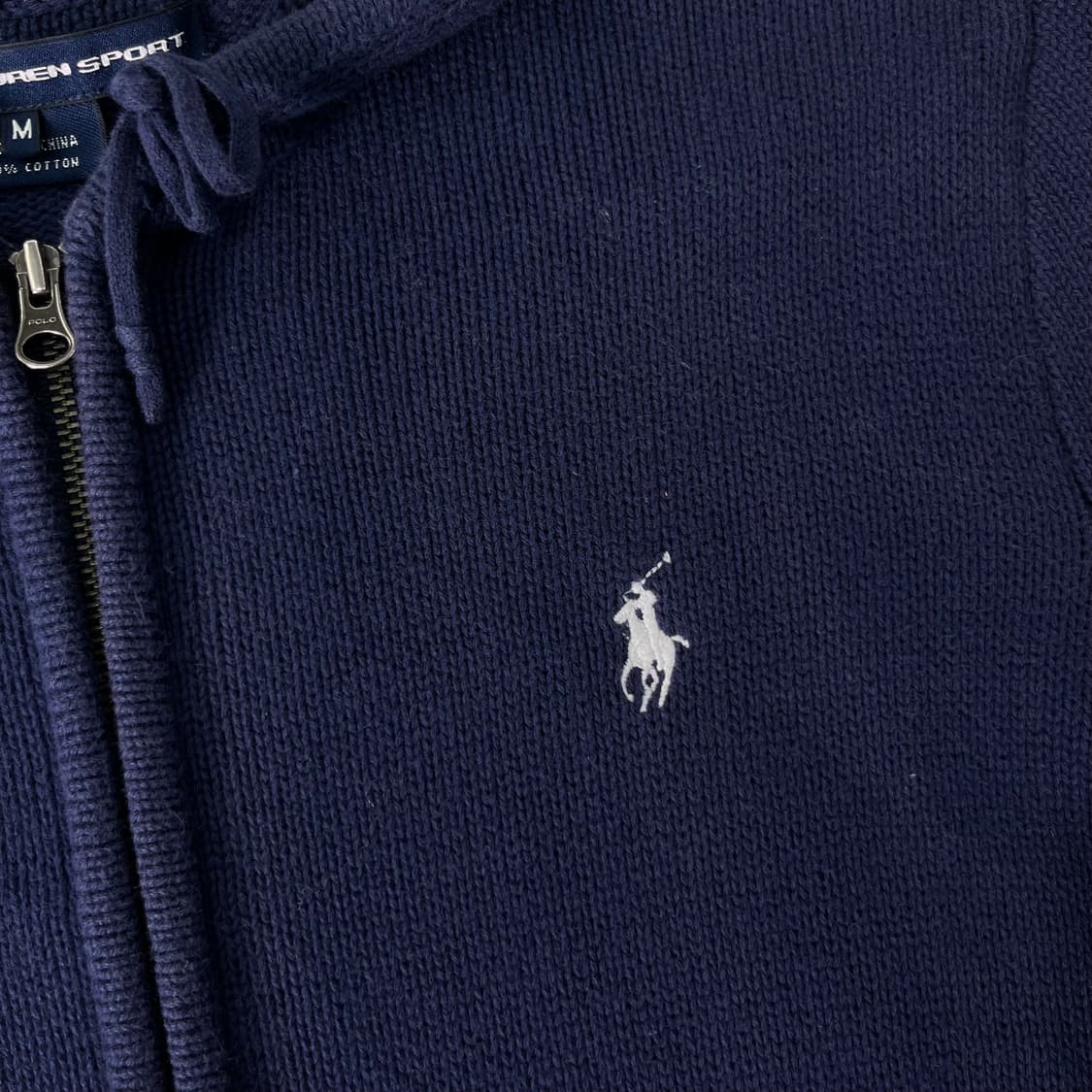 W 95 폴로 랄프로렌 스포츠 니트 후드집업 상품이미지3