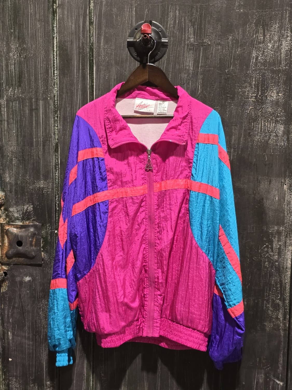 80s Active Attitides Nylon Windbreaker 상품이미지2