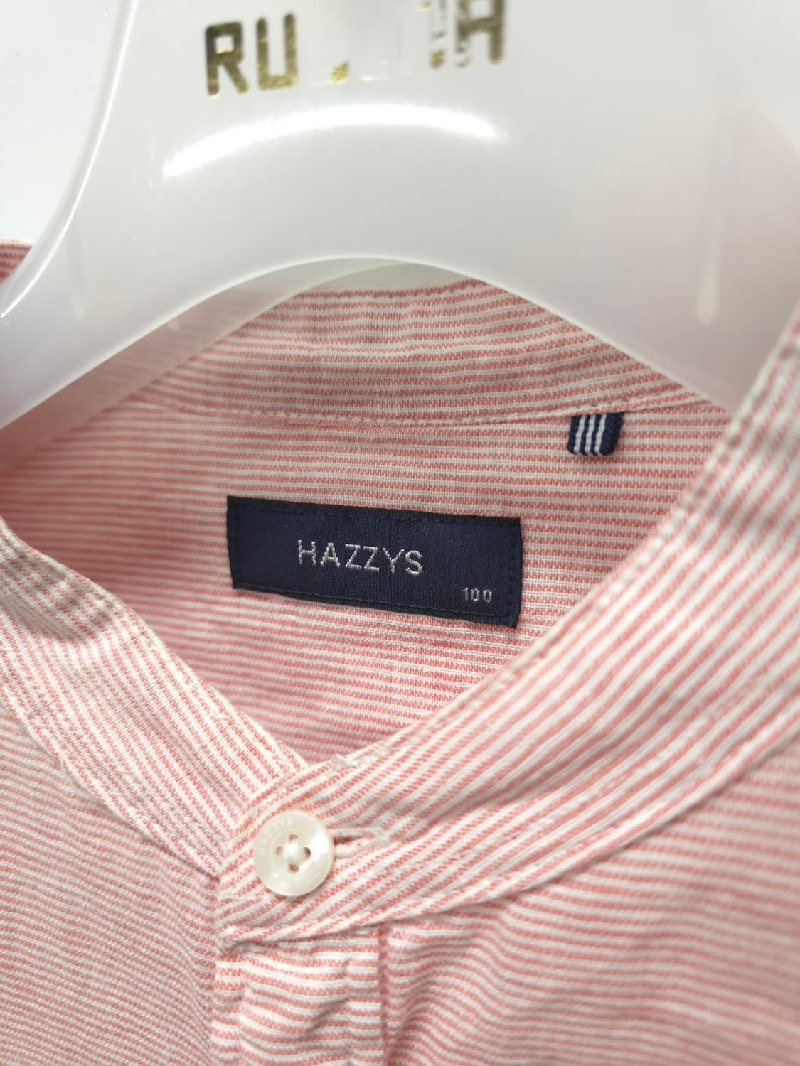 헤지스(HAZZYS) 린넨혼방 헨리넥 셔츠 (95~100) 상품이미지4