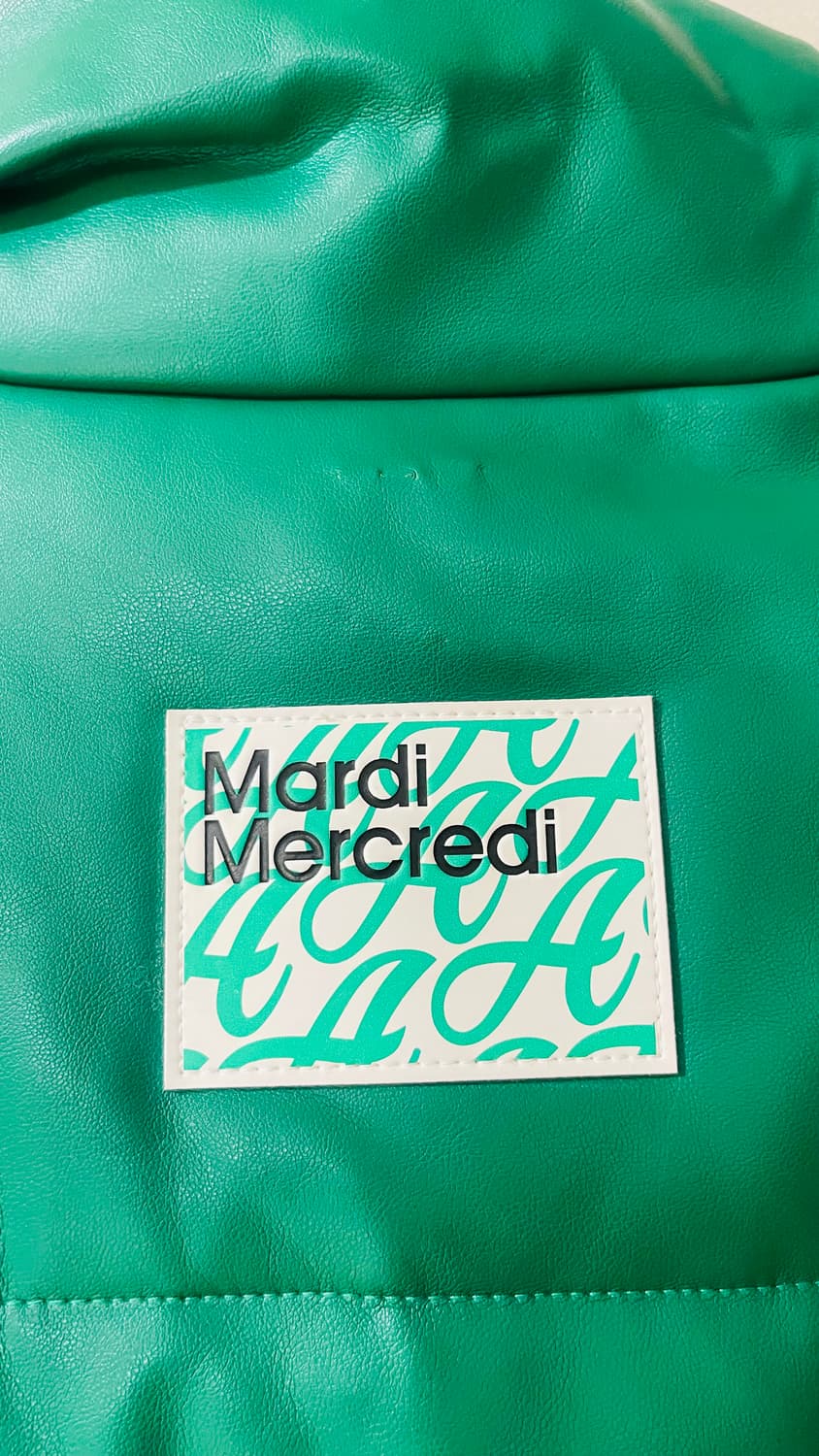 새상품)마르디메크르디 악티프 그린 레더 패딩 조끼 ree 정가 26만 상품이미지10