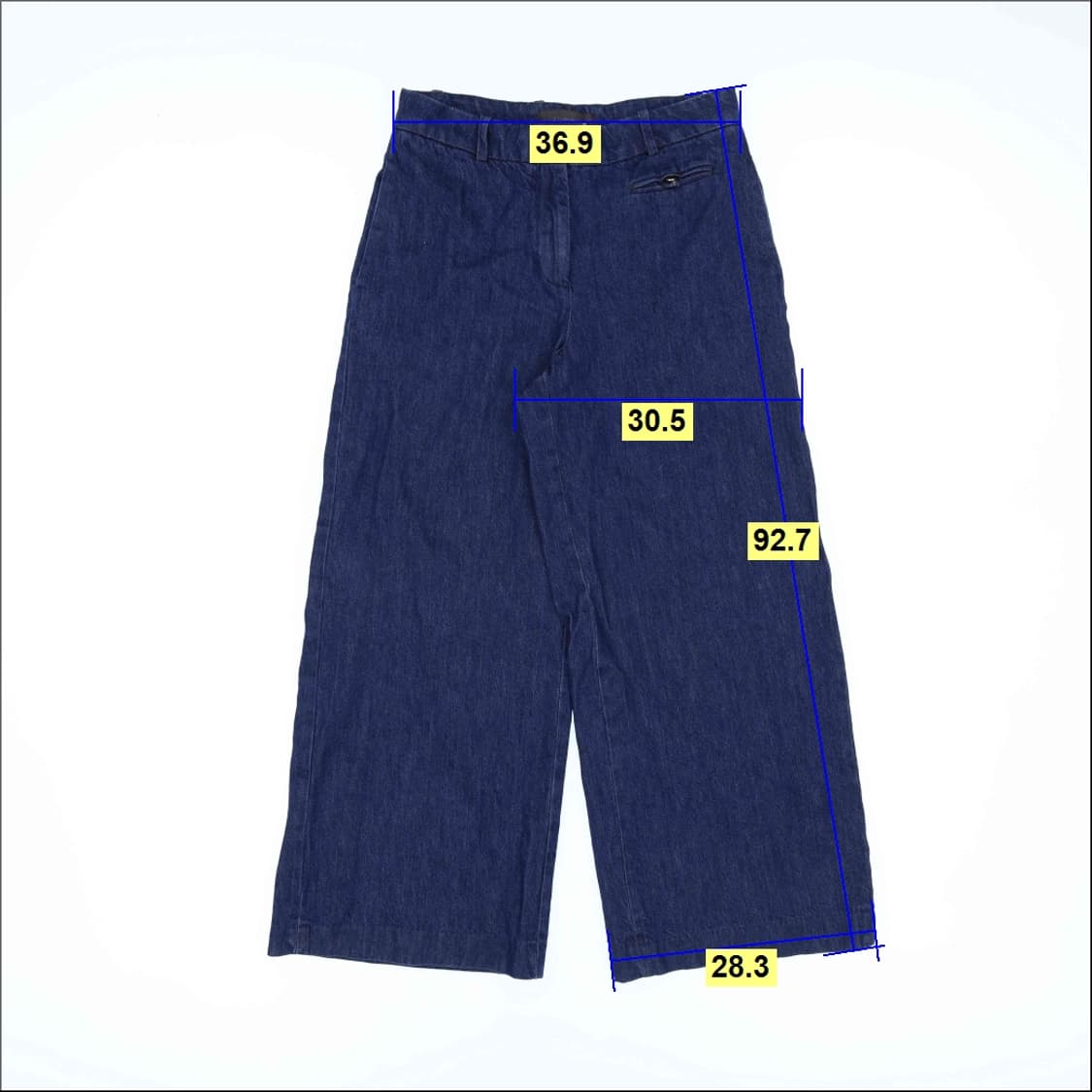 36 자라 여성 와이드 데님 바지 0413M 상품이미지5